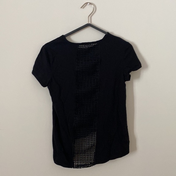 Black t-shirt with see through back - Picture 2 of 3